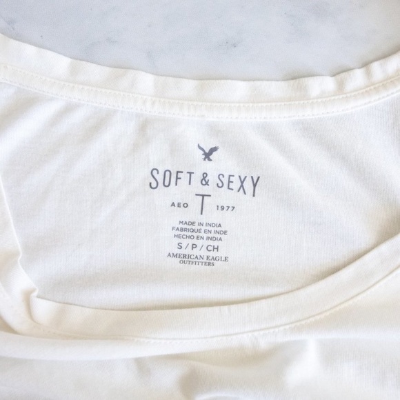 American Eagle Soft & Sexy Bell Eyelet Top, Small - Picture 9 of 13